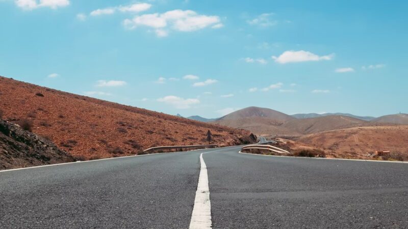 Carretera en Fuerteventura